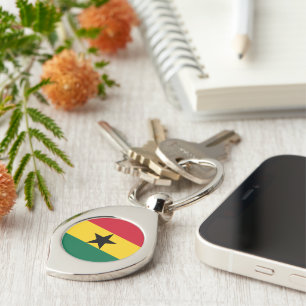 Flag of Ghana Key Ring