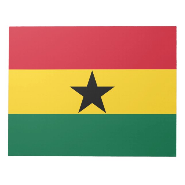 Flag of Ghana Notepad (Front)