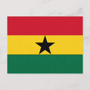 Flag of Ghana Postcard