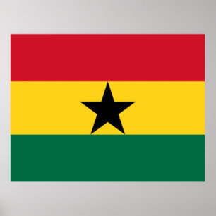 Flag of Ghana Poster