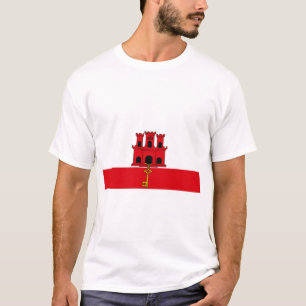 Flag of Gibraltar T-Shirt