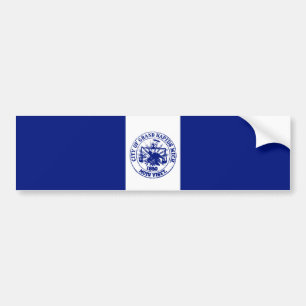 Flag of Grand Rapids (Michigan City) Bumper Sticker