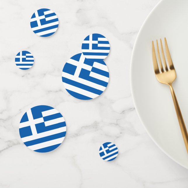 Flag of Greece Confetti (Group)