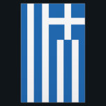 Flag of Greece Greek Flag Flyer<br><div class="desc">Official flag of Greece. Beautiful blue and white stripes with blue cross in the corner. Great gift for Greek,  patriotic Greece gifts and an awesome gift for travellers to Greece.</div>