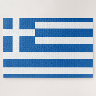 Flag of Greece Greek Flag Jigsaw Puzzle