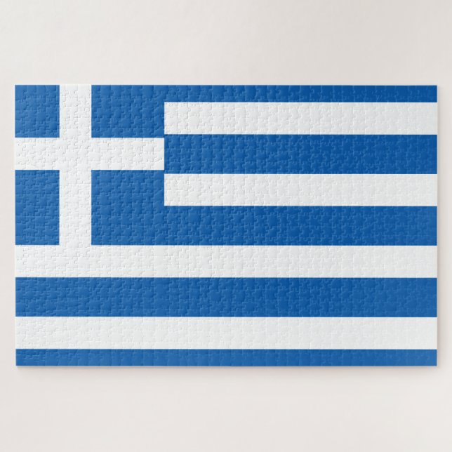 Flag of Greece Greek Flag Jigsaw Puzzle (Horizontal)
