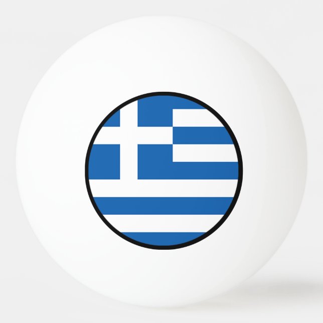 Flag of Greece, Greek Ping Pong Ball (Back)