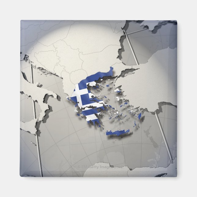 Flag of Greece Magnet (Front)