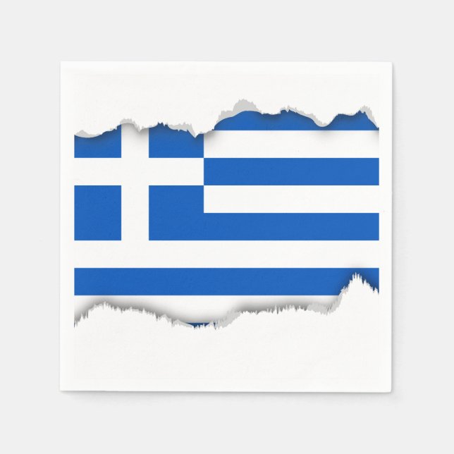 Flag of Greece Napkin (Front)