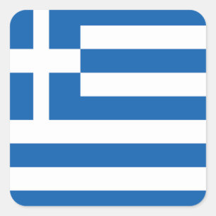 Flag of Greece Square Sticker