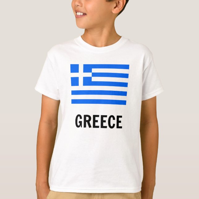 Flag of Greece T-Shirt (Front)