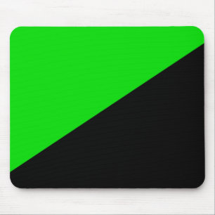 Flag of Green Anarchism Mouse Pad