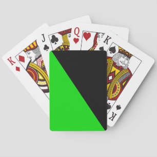 Flag of Green Anarchism Playing Cards