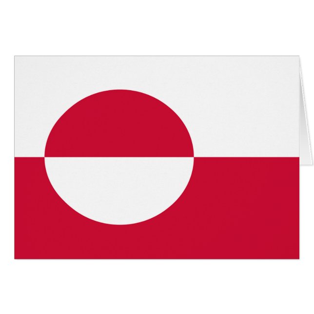 Flag of Greenland (Front Horizontal)