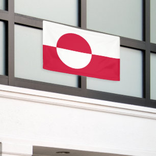 Flag Of Greenland Banner