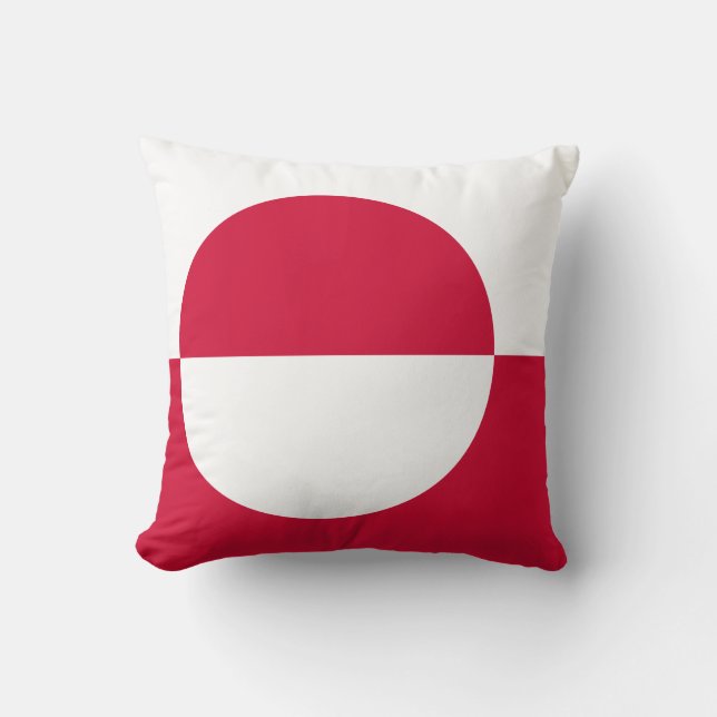 Flag of Greenland Cushion (Front)