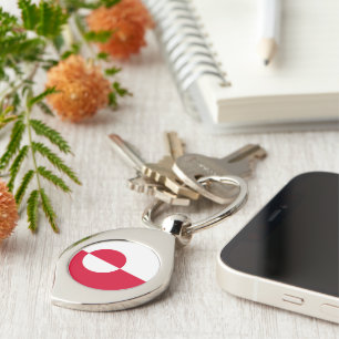 Flag of Greenland Key Ring