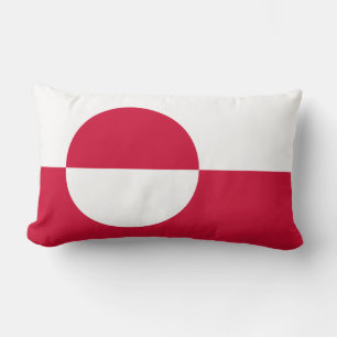 Flag of Greenland Lumbar Cushion