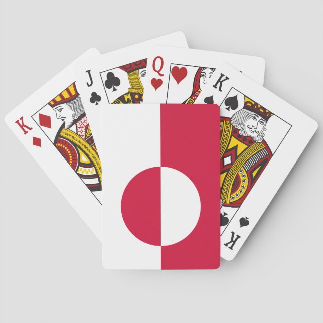 Flag of Greenland Playing Cards (Back)