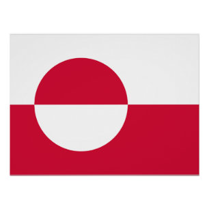 Flag Of Greenland Poster