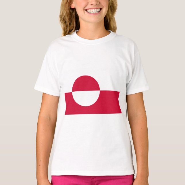 Flag of Greenland T-Shirt (Front)