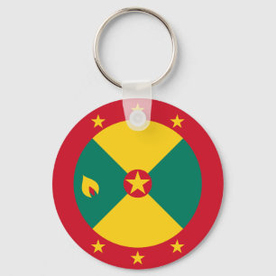 Flag of Grenada Key Ring