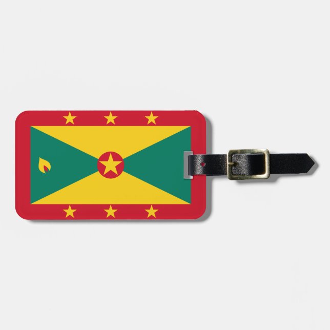 Flag of Grenada Luggage Tag (Front Horizontal)