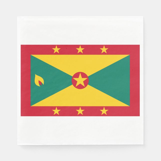 Flag of Grenada Napkin (Front)