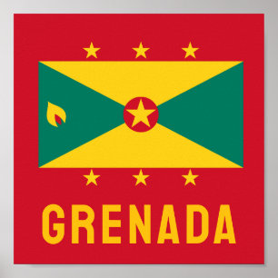 Flag of Grenada Poster