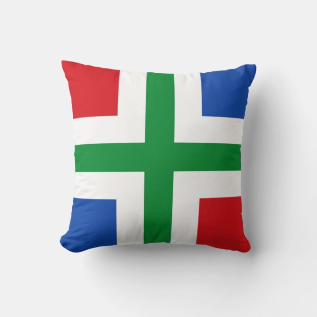Flag of Groningen (province) Cushion (Front)