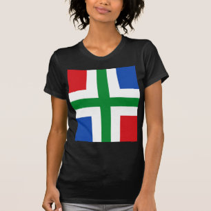 Flag of Groningen (province) T-Shirt