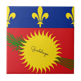 Flag of Guadeloupe Ceramic Tile