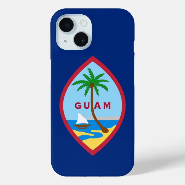 Flag of Guam Case-Mate iPhone Case (Back)