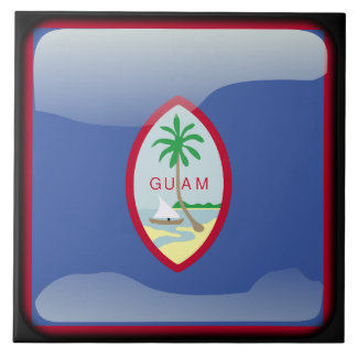Flag of Guam Ceramic Tile