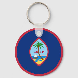 Flag of Guam Key Ring
