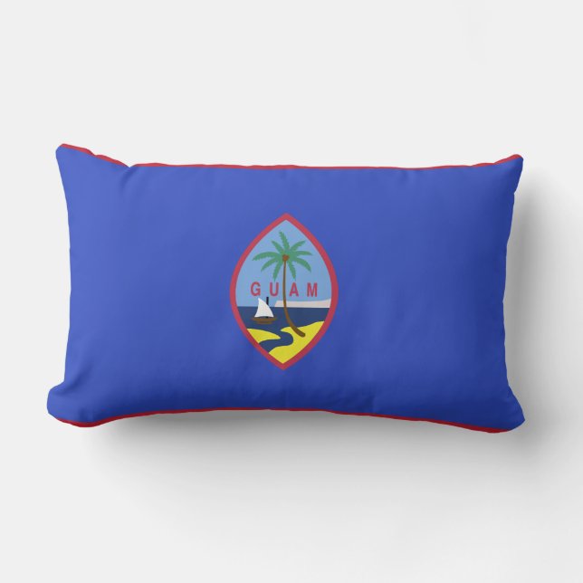Flag of Guam Lumbar Cushion (Front)