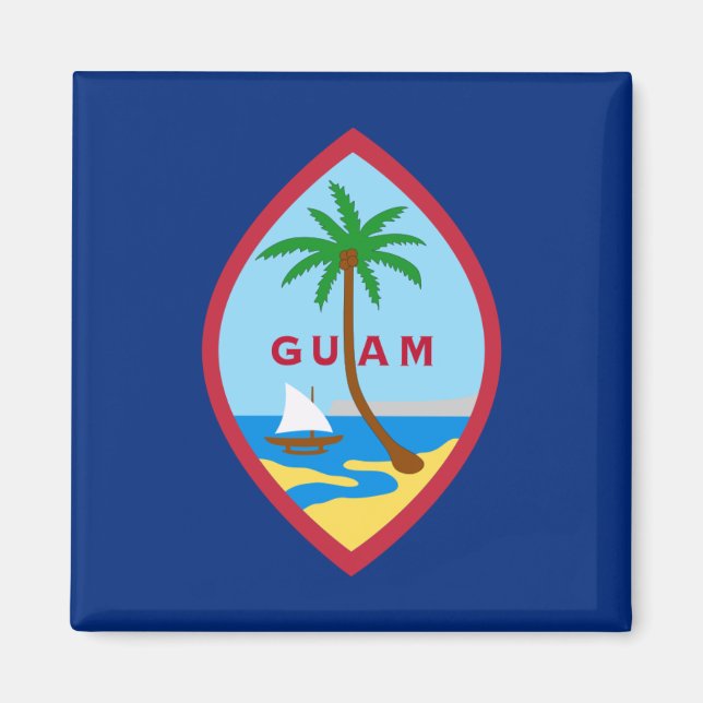 Flag of Guam Magnet (Front)