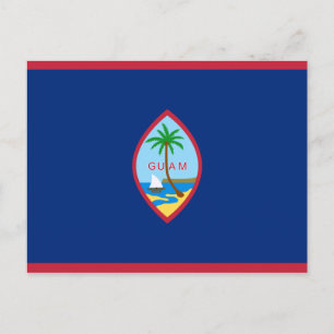Flag of Guam Postcard