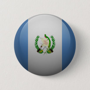 Flag of Guatemala 6 Cm Round Badge