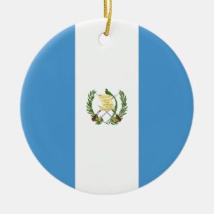 Flag of Guatemala Ceramic Ornament