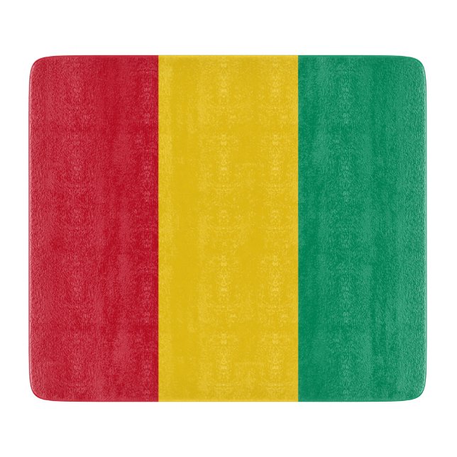 Flag of Guinea (African Country) Cutting Board (Front)