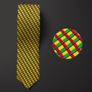 Flag of Guinea-Bissau Pattern Tie