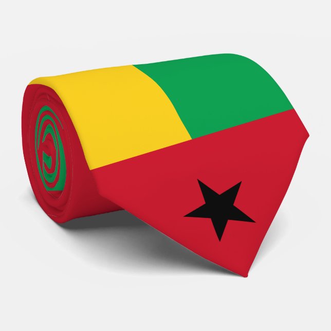 Flag of Guinea-Bissau Tie (Rolled)
