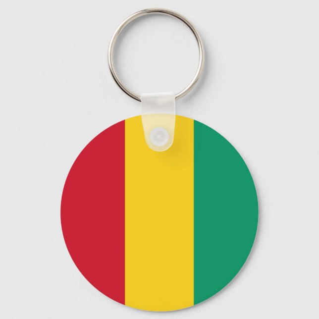 Flag of Guinea Key Ring (Front)