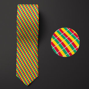 Flag of Guinea Pattern Tie