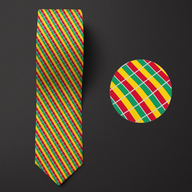 Flag of Guinea Pattern Tie (Creator Uploaded)