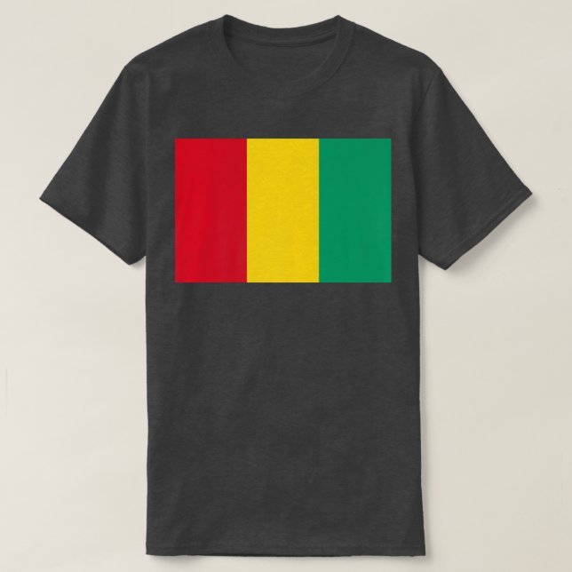 Flag of Guinea  T-Shirt (Design Front)