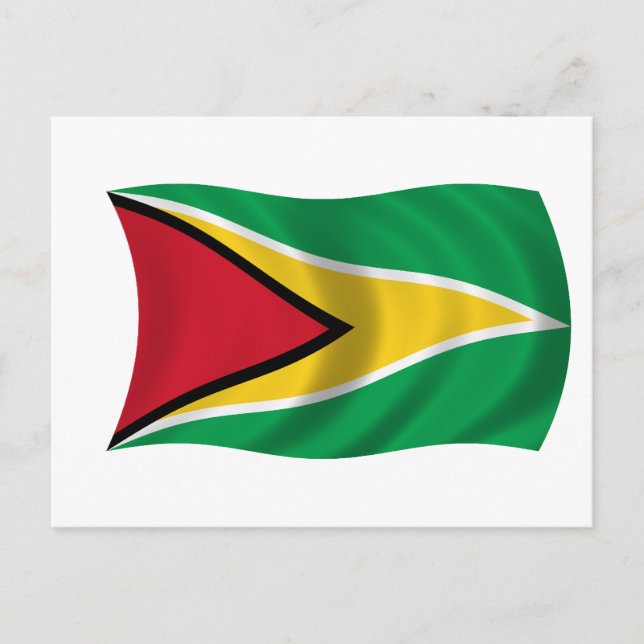 Flag of Guyana Postcard (Front)