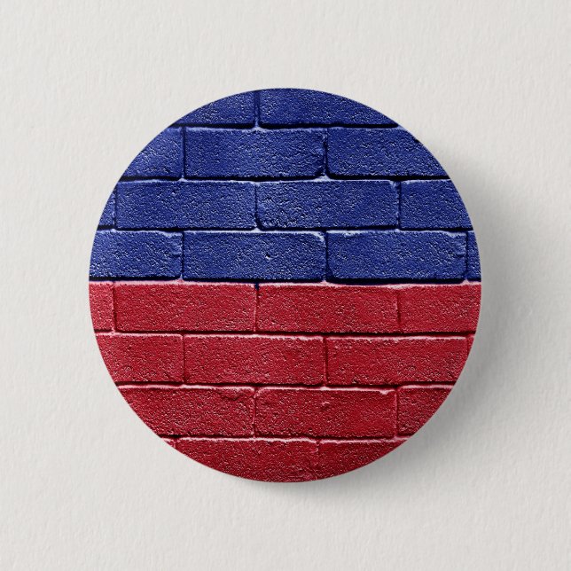 Flag of Haiti 6 Cm Round Badge (Front)