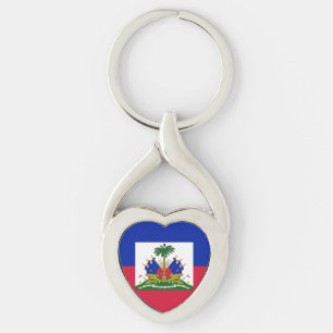 Flag of Haiti Key Ring